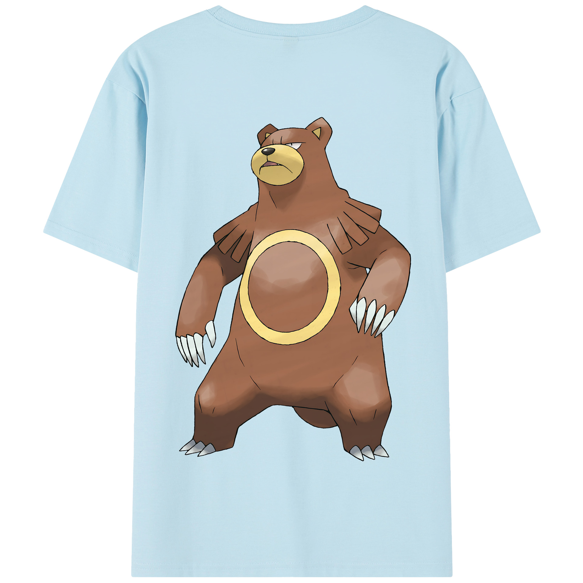（画像用） ポケットモンスター Pokémon 綿100％半袖Tシャツ（背面プリント）